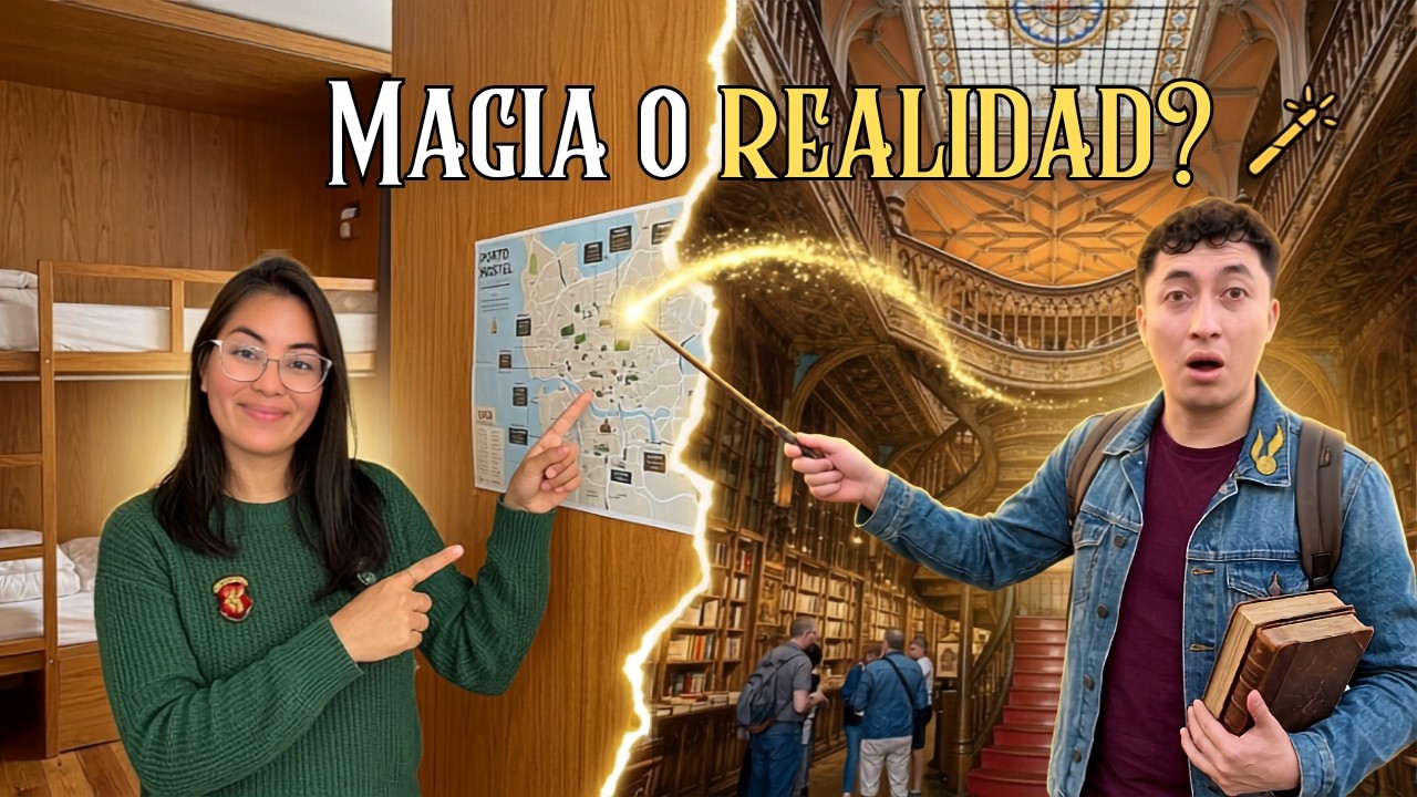 HABITACI&Oacute;N de HOSTEL en PORTO con DESCONOCIDOS 😱🏨 | Maik y Cami