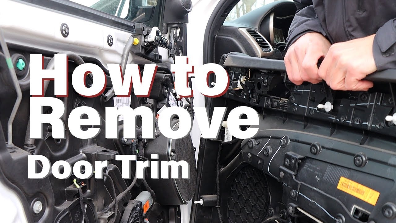 Front Door Trim Removal on Jeep Grand Cherokee WK2 2013 2014 2015 2016 2017 2018