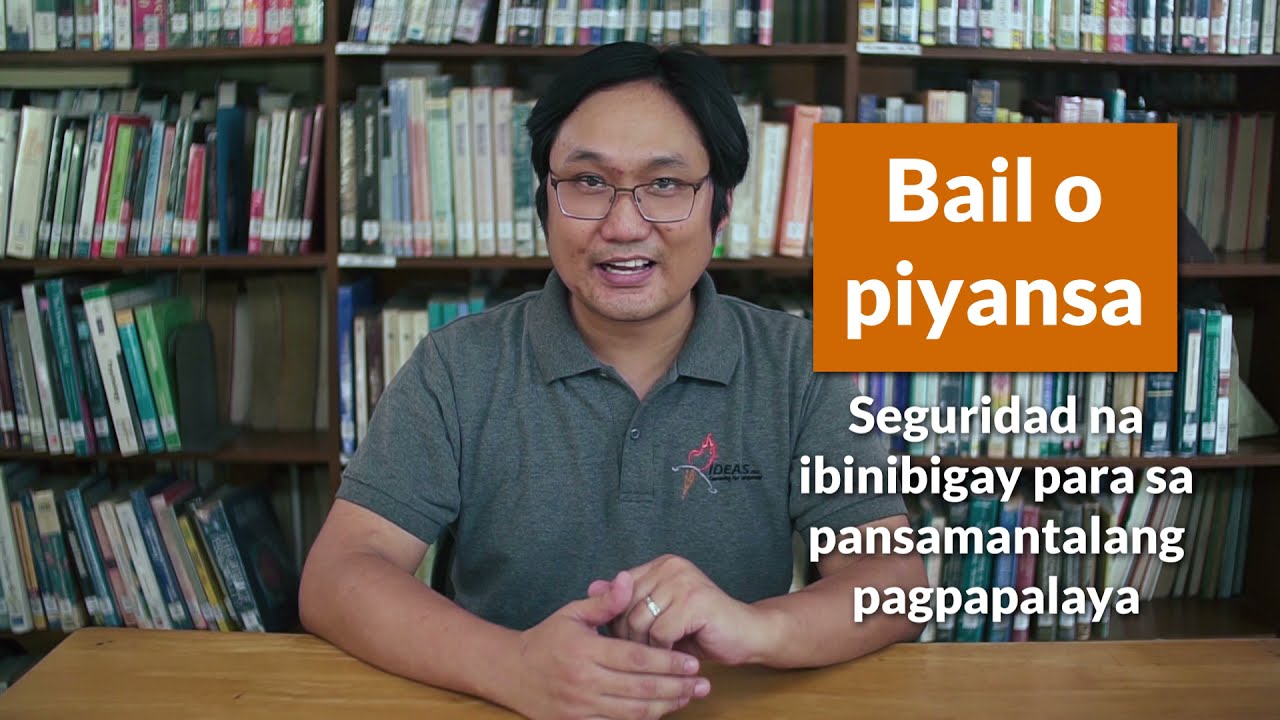 Pwede nga bang piyansahan ang lahat ng kaso? | IDEALS Explainers