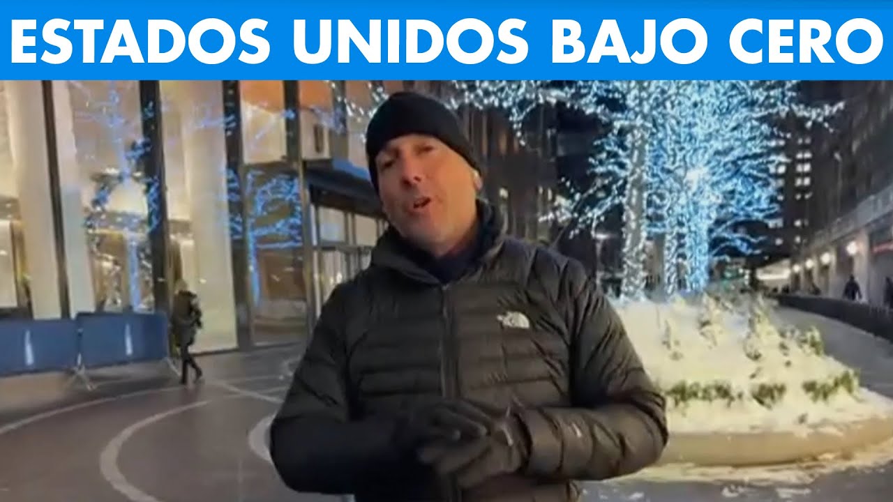 NUEVA YORK CONGELADA: imágenes de la ciudad azotada por una tremenda tormenta invernal