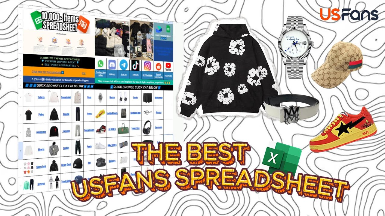 🔥Ultimate Usfans Spreadsheet – 10,000+ Verified Finds! 🔥
