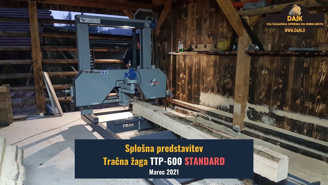 Tračna žaga TTP-600 STANDARD - Splošna predstavitev