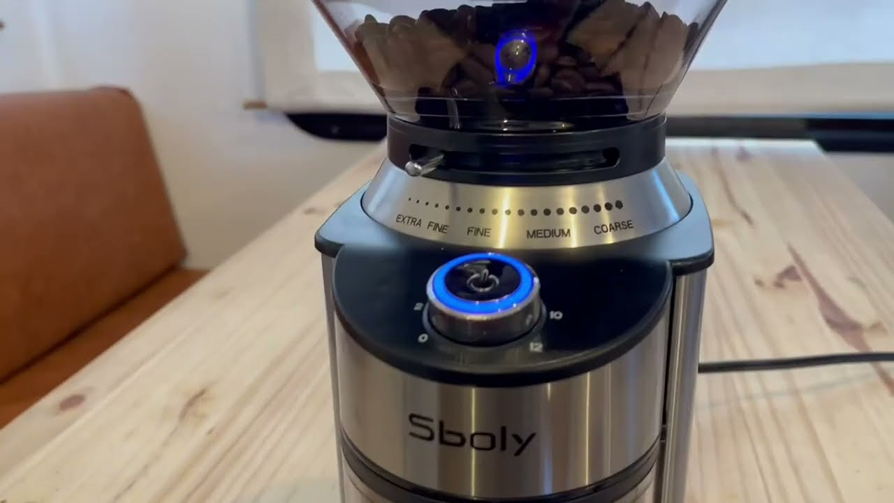 Electric Conical Burr Coffee Grinder, Adjustable Burr Mill with 19 Precise Grind Setting Review