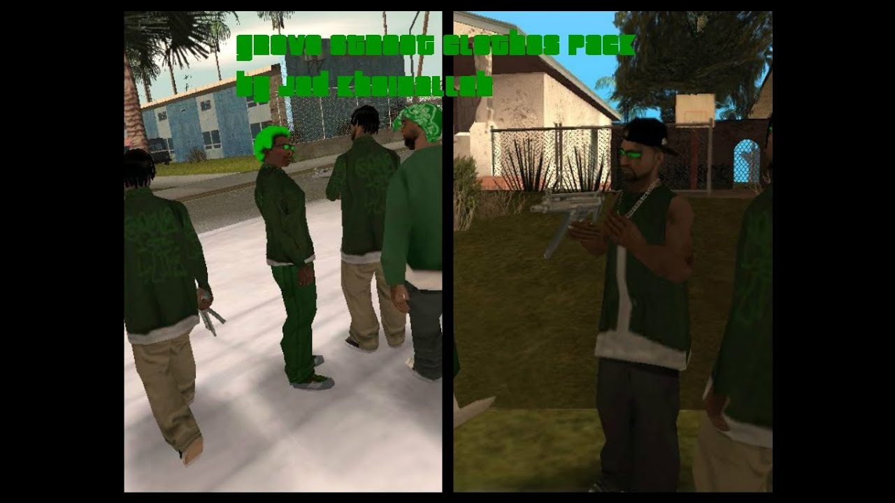 Grove Street Clothes pack update 2/24/2018.