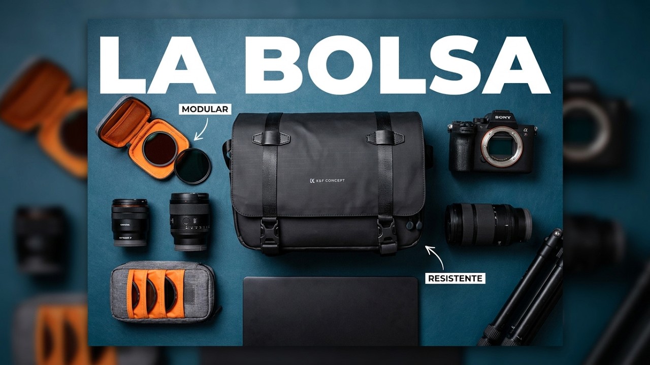 La bolsa fotográfica más práctica de K&F CONCEPT | Review en profundidad