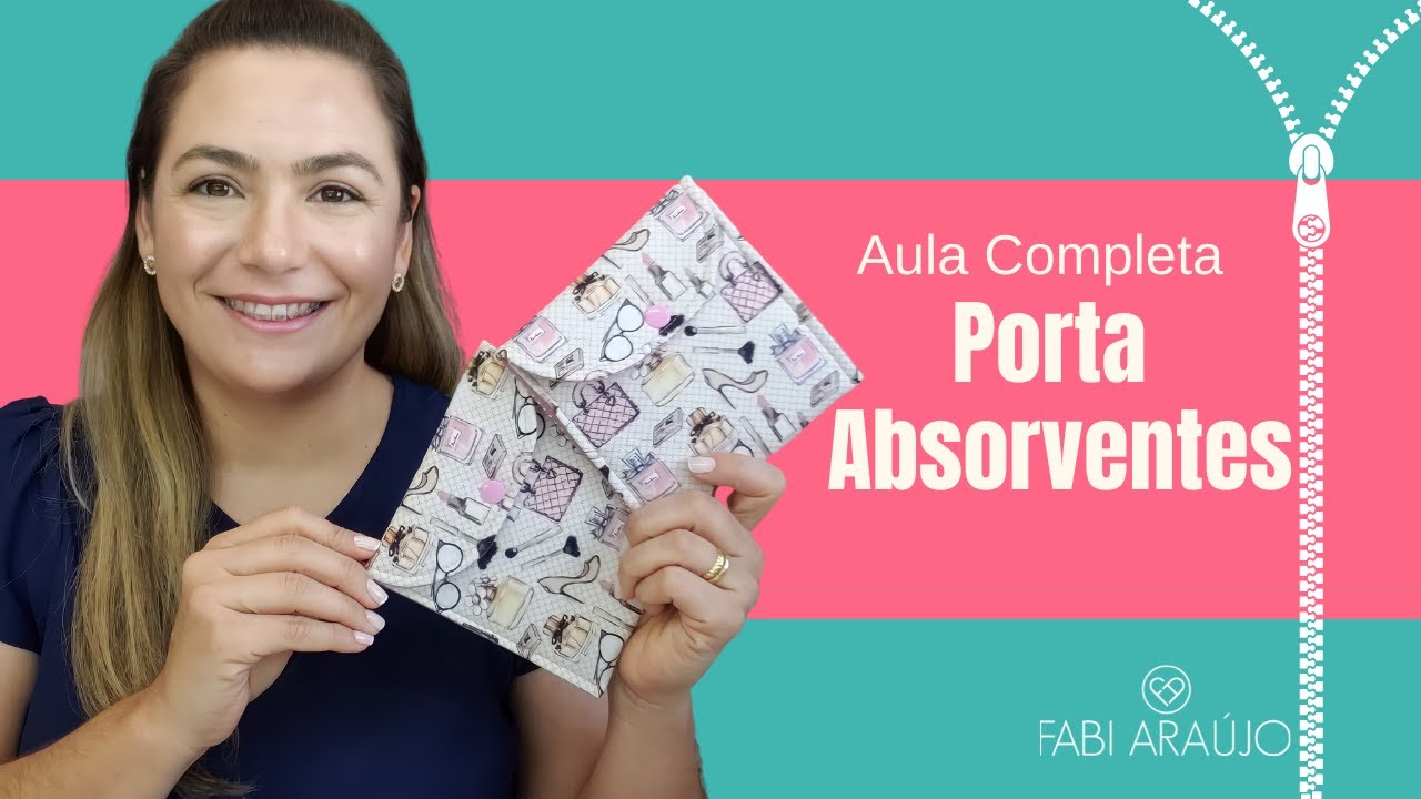 Porta Absorvente Super Fácil / Passo a Passo