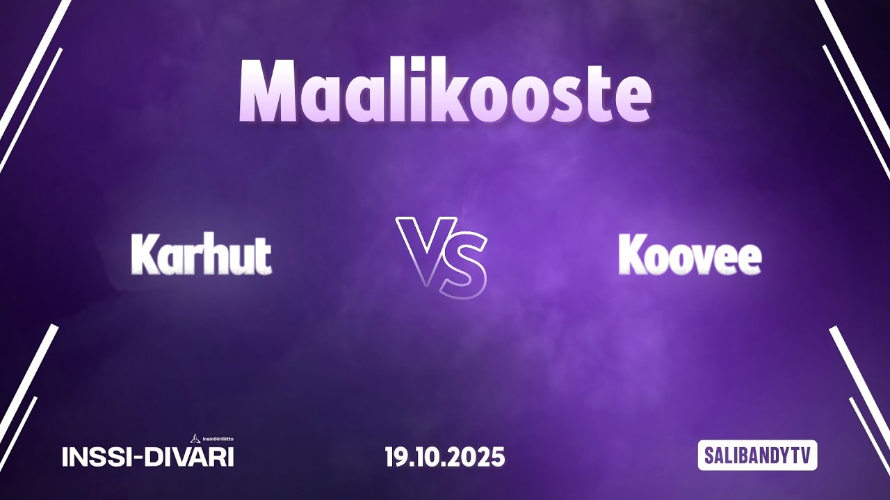 Maalikooste: Karhut - Koovee (Inssi-Divari M)