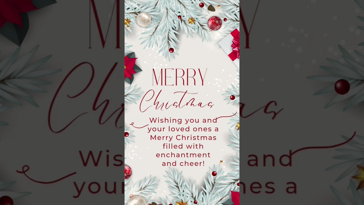 Merry christmas wishes | Christmas special whatsapp status | Best Christmas Greetings #christmas