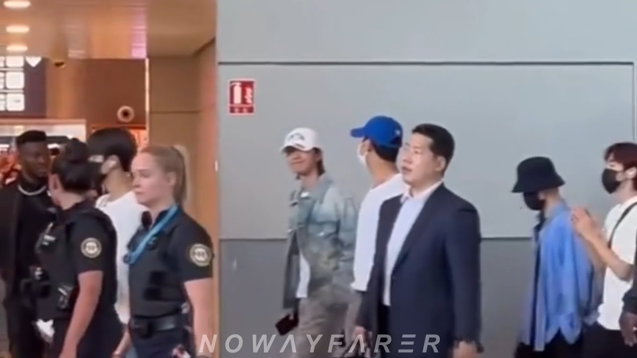 240625 SEVENTEEN 세븐틴 Arrival in Paris 🇫🇷 @ CDG Airport through VIP DOORS & Police Escort for UNESCO