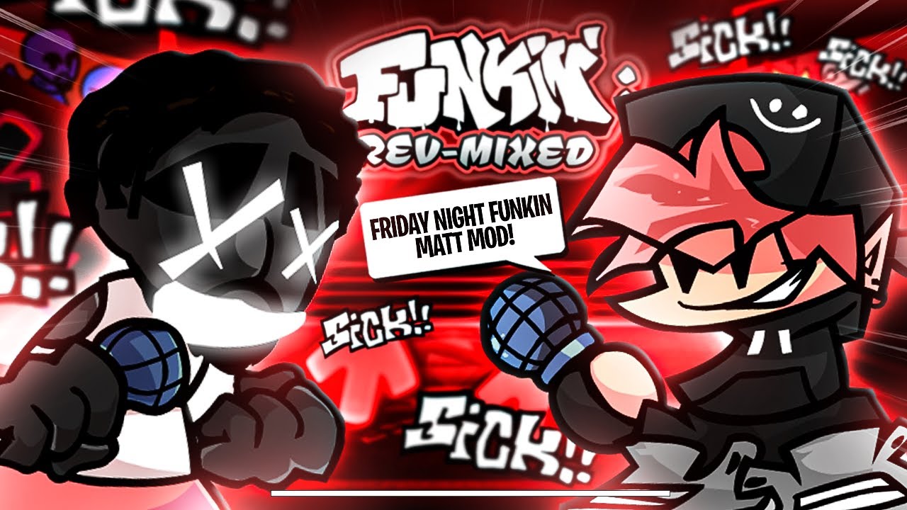ЛУЧШИЙ МАТТ ОВЫЙ МОД??? - FNF против MATT REV SIDES / REMIXED
