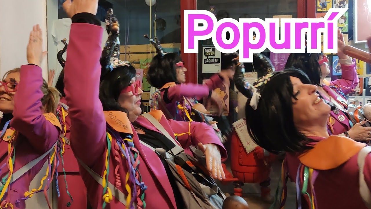 Chirigota Callejera «Las Malas Madres». Popurrí. Carnaval de Cádiz 2023.