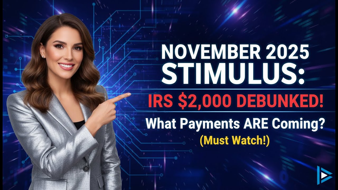 NOVEMBER 2025 STIMULUS IRS $2,000 DEBUNKED! What Payments ARE Coming (Must Watch!)