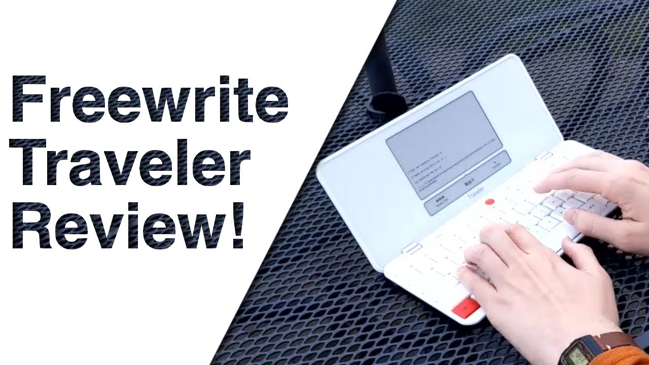 Freewrite Traveler Review - A Portable Distraction Free Writing Tool!