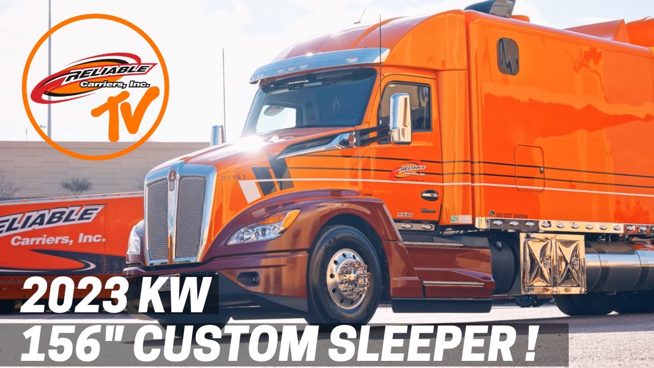 Exotic Car Hauling Couple NEW 2023 Kenworth T680 with 156
