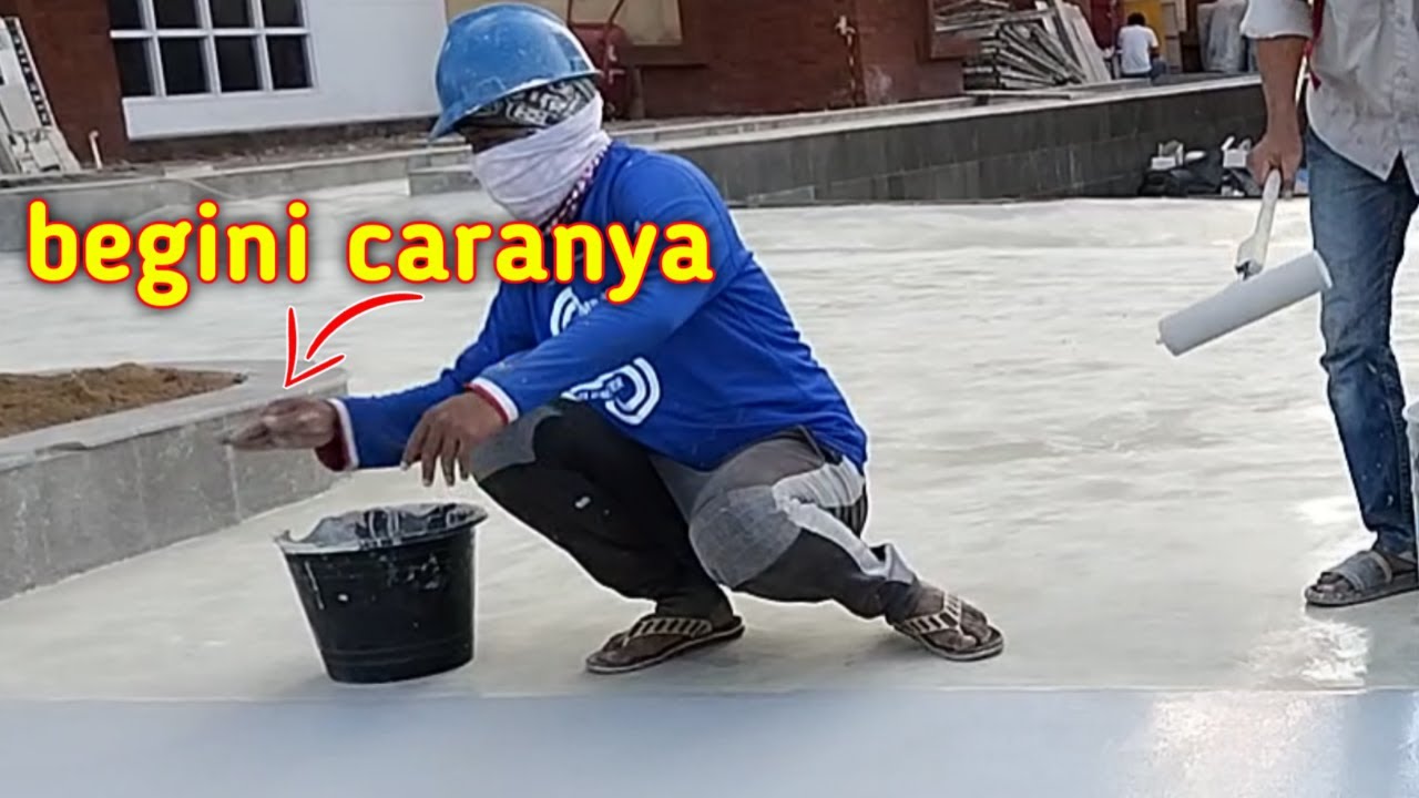 Tutorial epoxy lantai anti slip