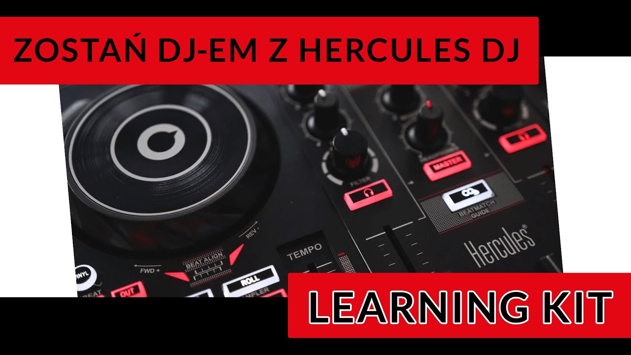 Zostań DJem z Hercules DJ Learning Kit! - kompletny zestaw dla początkującego DJa