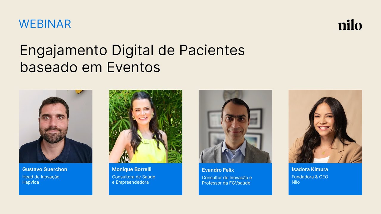 Webinar: Engajamento Digital de Pacientes Baseado em Eventos