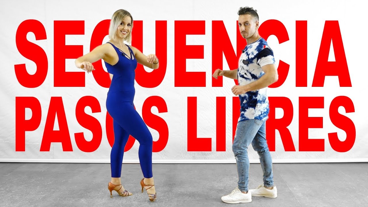 14. FOOTWORK | PASOS LIBRES DE SALSA | Alfonso y Mónica | Cómo Bailar Salsa