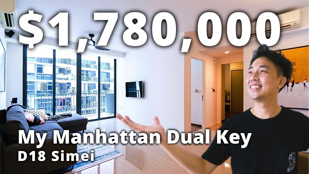 Lovely Dual Key 2-Bed + Studio My Manhattan ($1.78M) D18 Simei | Selling Singapore Home Tour Ep.117