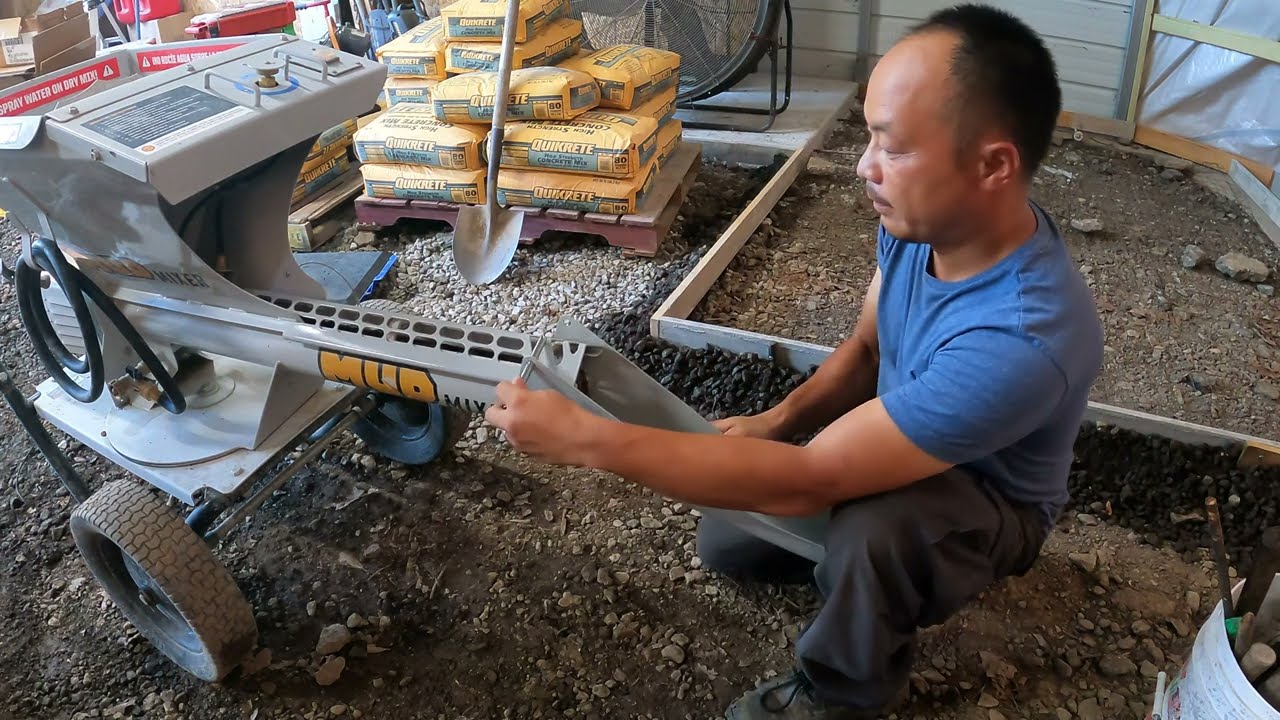 Mud Mixer | Using the chute Extension