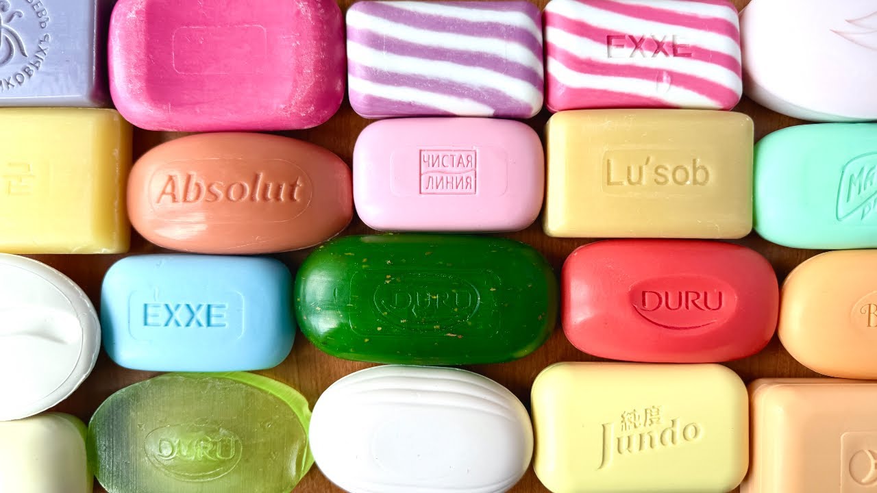 New Soap Bars Unwrapped &ndash; Super Satisfying Sounds