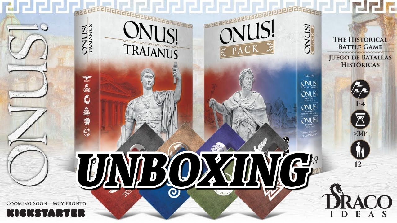 Unboxing: Onus! Traianus from DracoIdeas