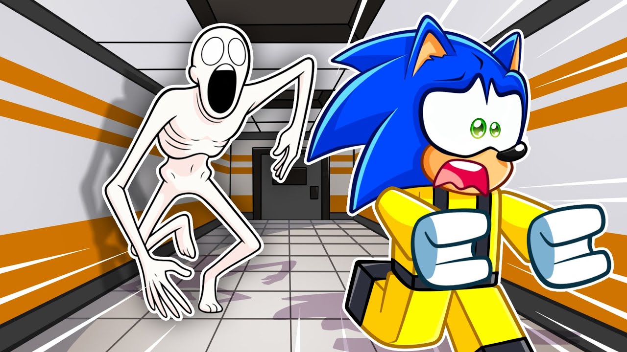 Sonic ESCAPA da BASE SCP no Roblox!!!