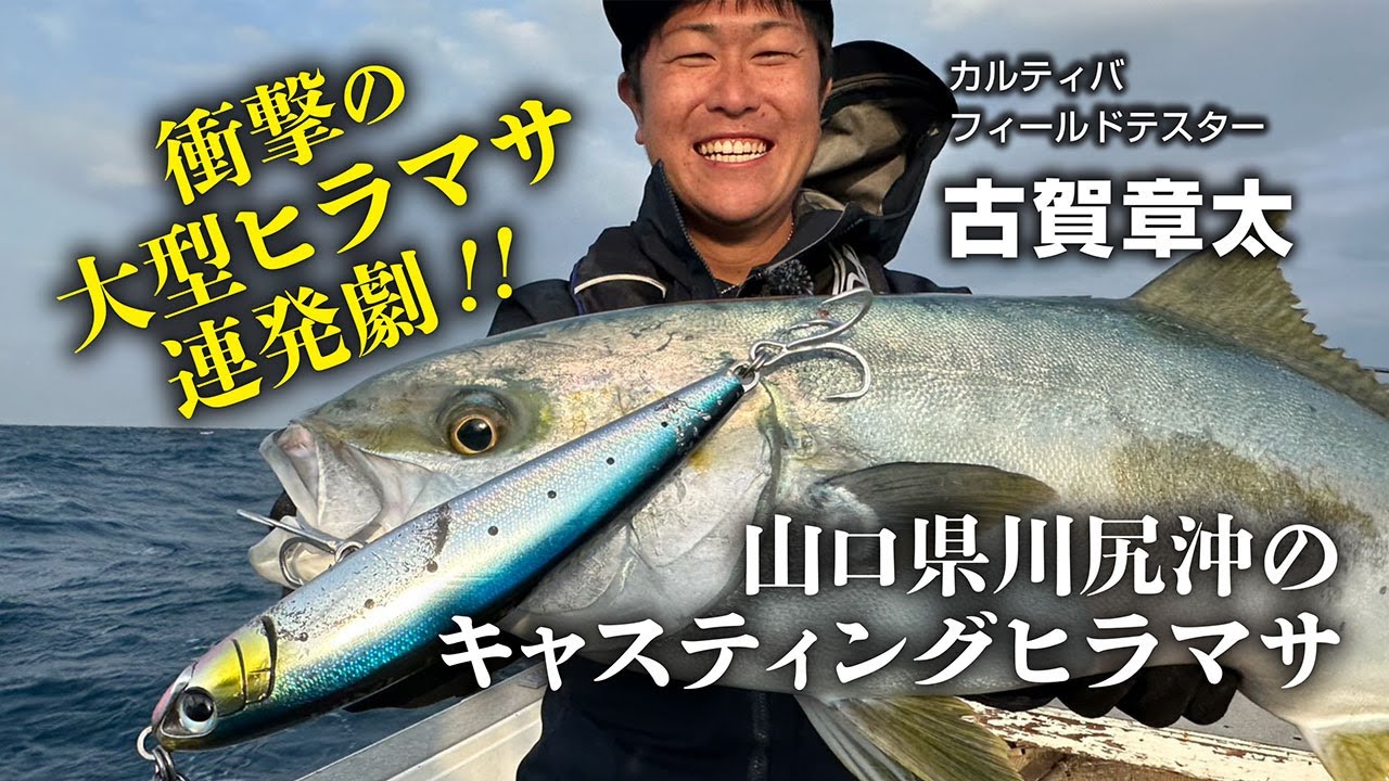 衝撃の大型ヒラマサ連発劇‼山口県川尻沖のキャスティングヒラマサ
