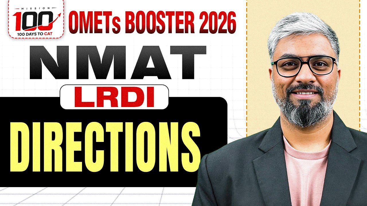 NMAT 2026 LRDI Preparation | Directions | OMETs 2026 Exam Preparation