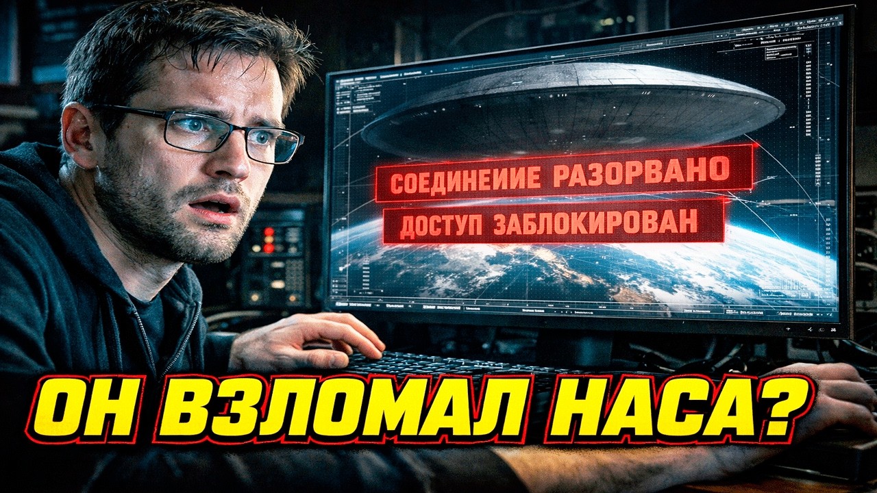 Британский хакер заявил что взломав компьютеры НАСА увидел гигантский НЛО над Землёй