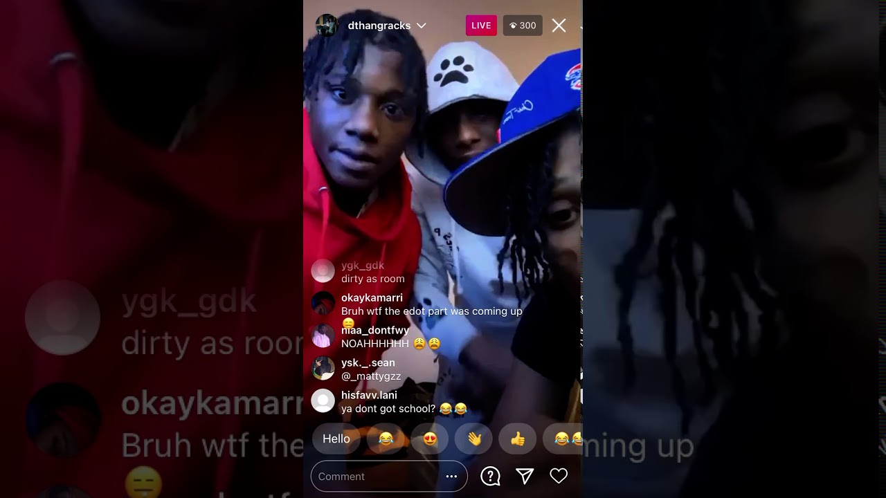 DThang With His Homies, Matty Gz And More (Funny) Instagram Live December 23, 2020