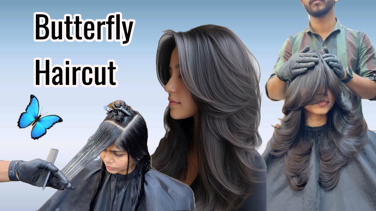 🔴 How to do a perfect BUTTERFLY haircut 