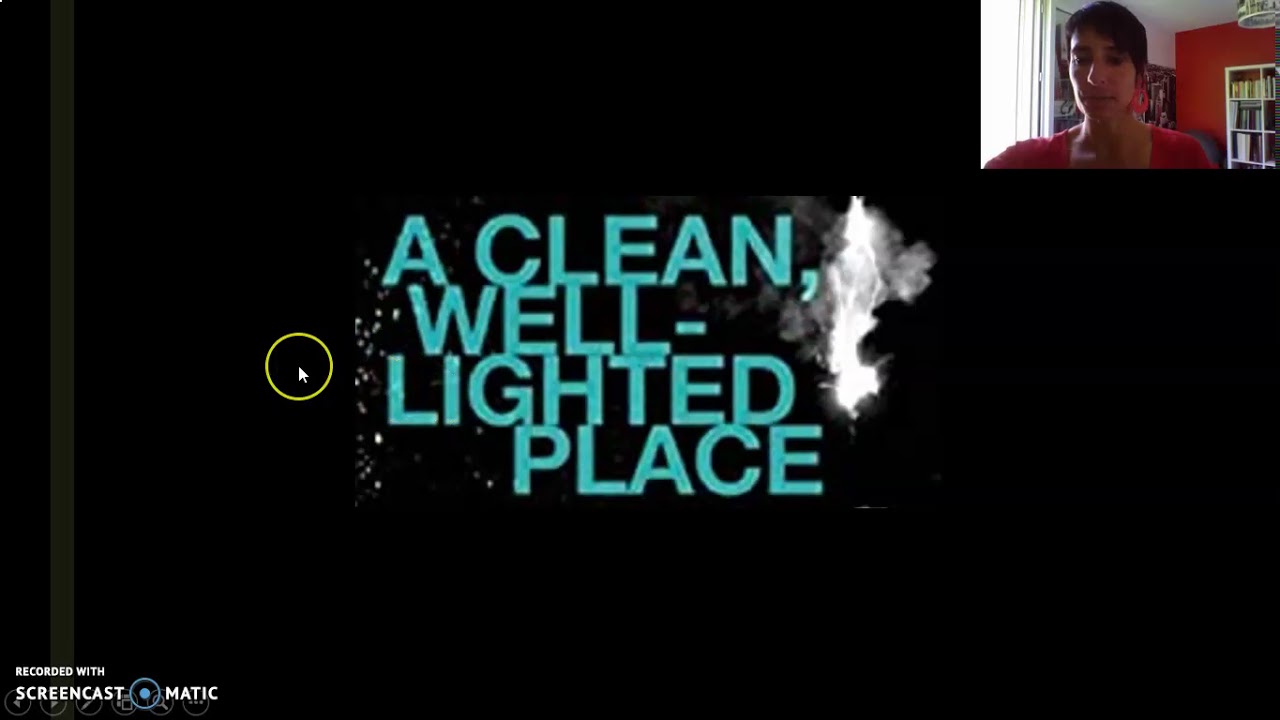 a clean, well lighted place correction 1