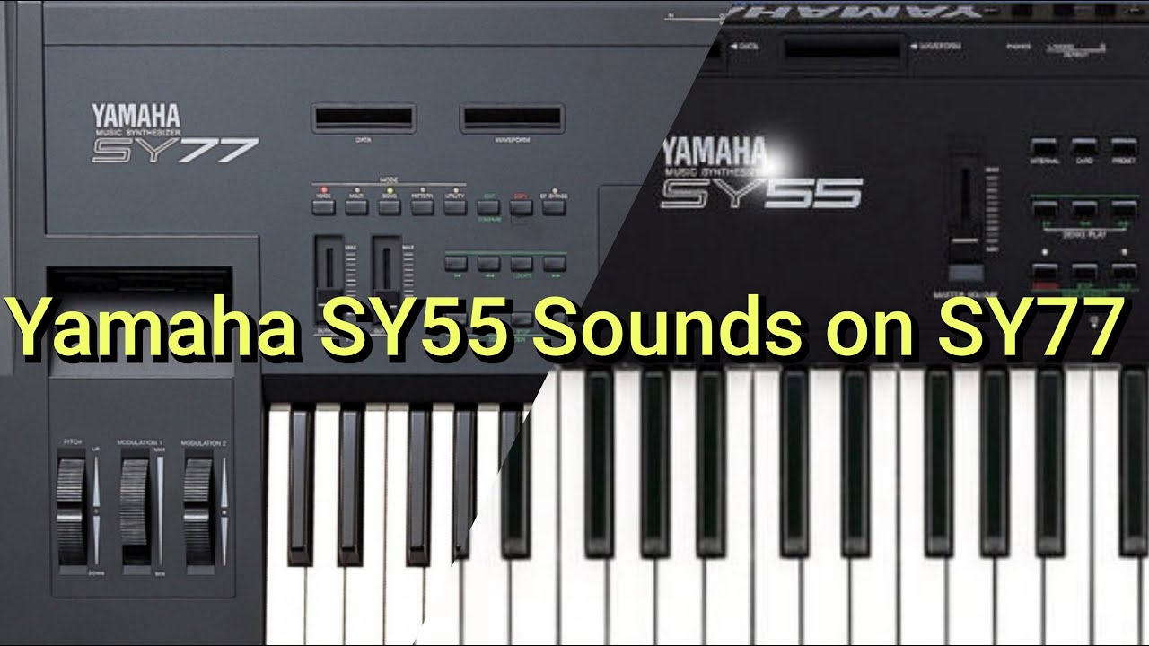 Sonidos de Yamaha SY55 en SY77
