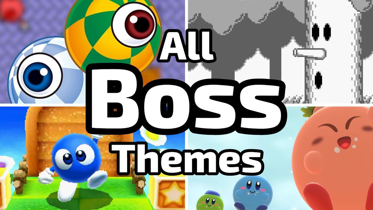 Kirby - All Boss Themes (Kirby's Dream Land) V2