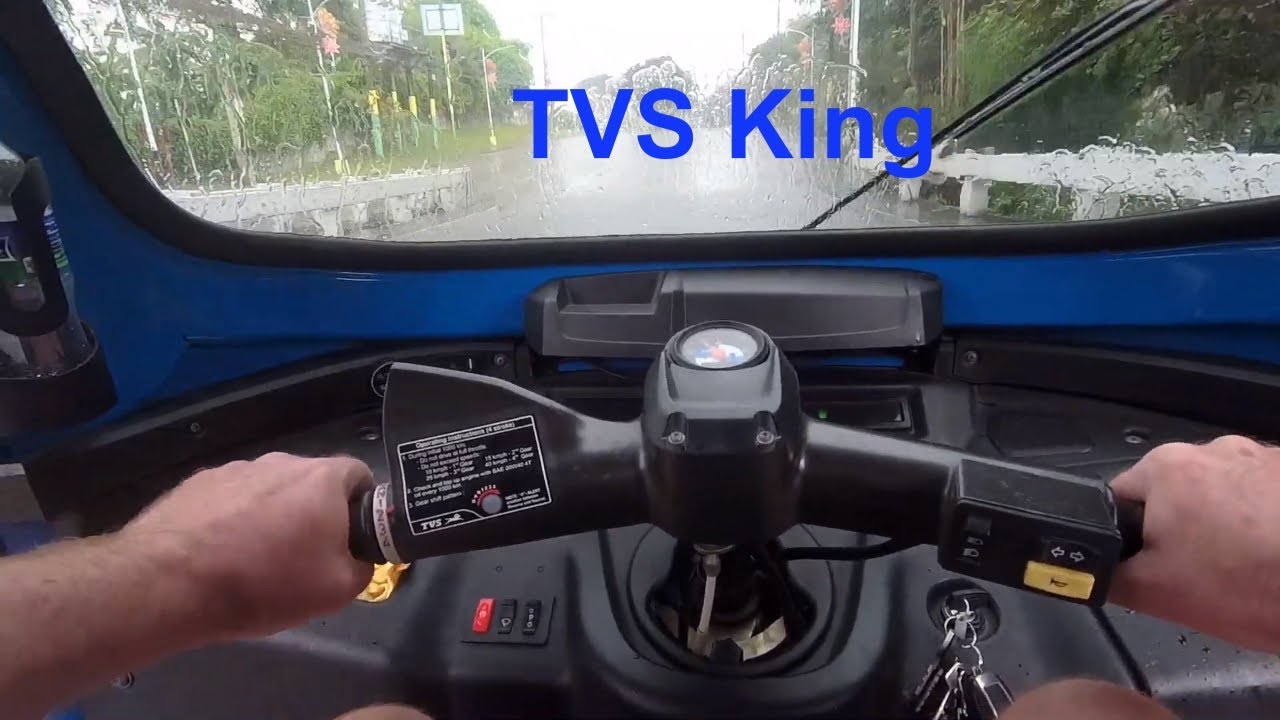 TVS King Auto Rickshaw Virtual Drive in Rain and Floods