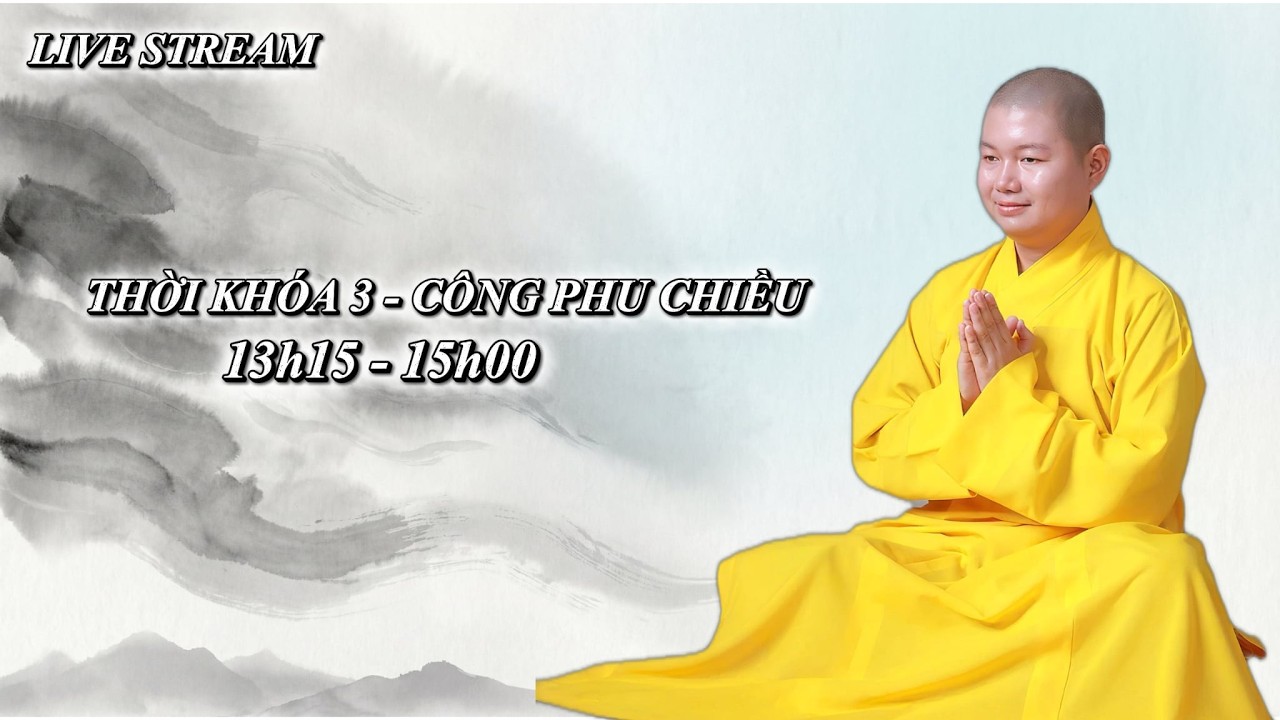 Trực Tiếp: THỜI KHOÁ TU CHIỀU :13h15 – 15h00 . ĐẠI TÒNG LÂM - PHÚ MỸ - BÀ RỊA -VŨNG TÀU
