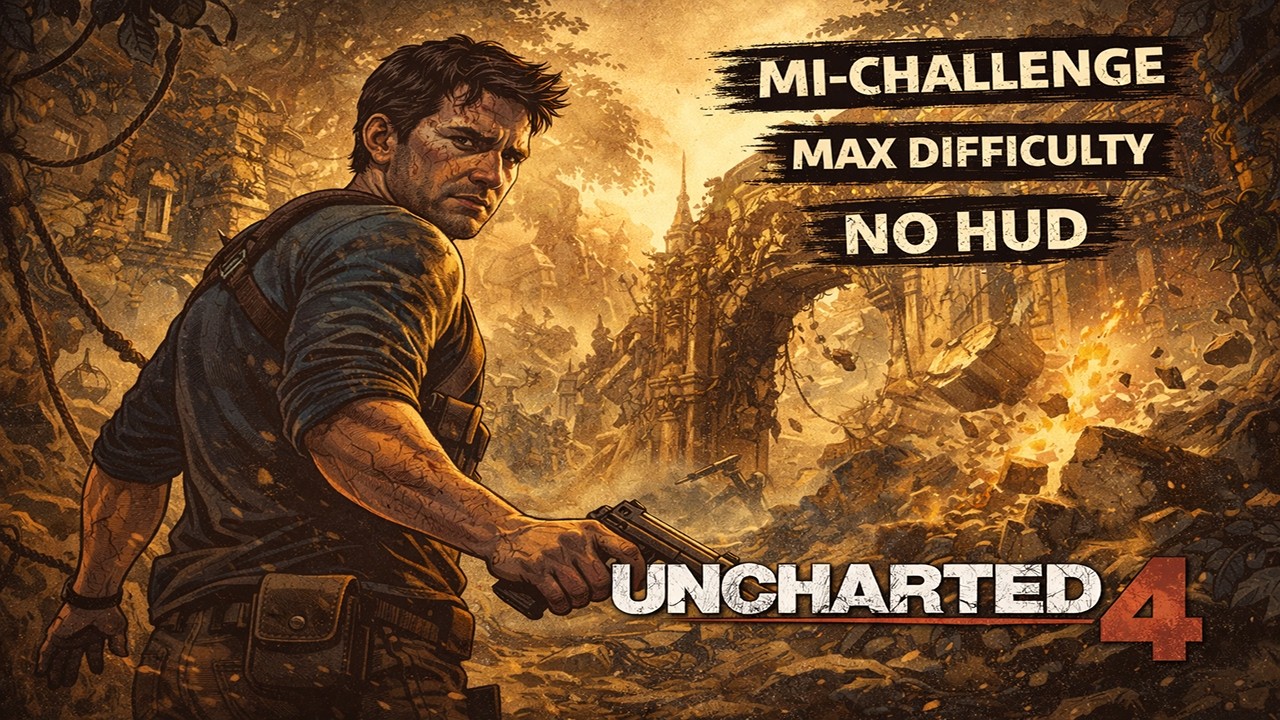 Uncharted 4 | МИ-челлендж: максимум сложности, без HUD| 05.01.2026