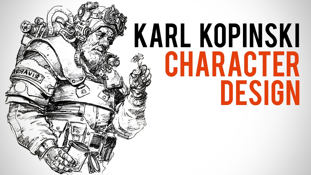 Character Design Process with Karl Kopinski (LIVESTREAM)