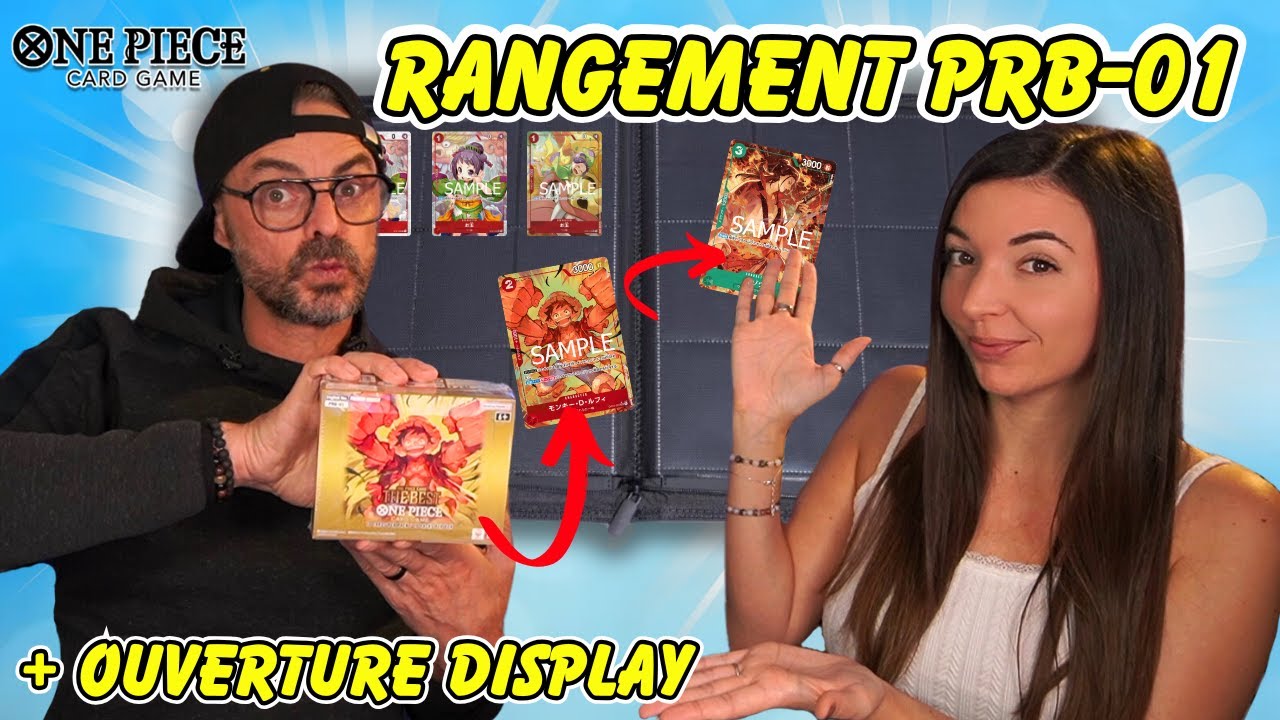 Découvrez COMMENT RANGER VOTRE PRB-01 + OUVERTURE DISPLAY - OPTCG