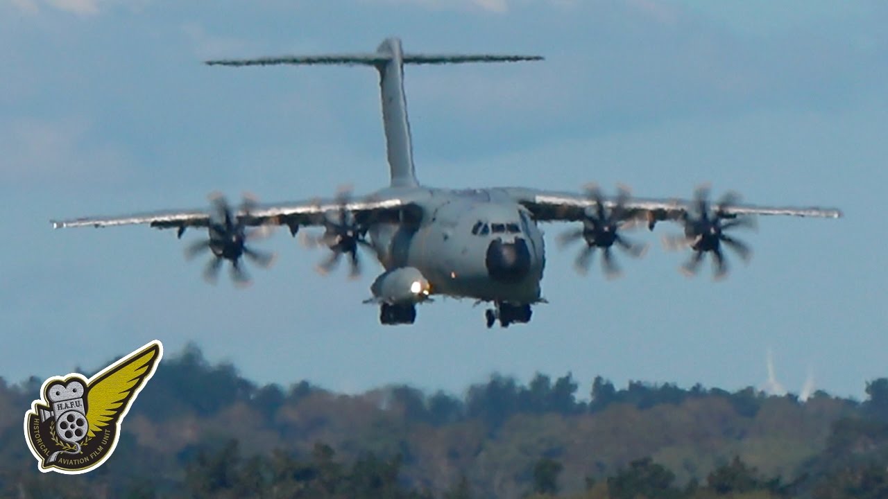 Royal Air Force Airbus A400 Arrives in New Zealand