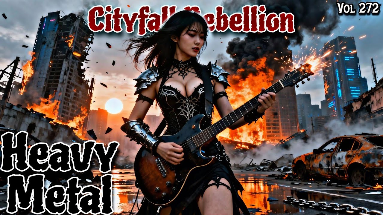 Cityfall Rebellion - Best Heavy Metal Mix for Motivation, Gaming, Work & Study || Vol. 272
