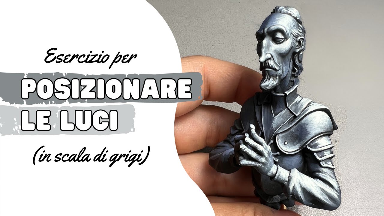 Come POSIZIONARE LE LUCI - Esercizio in scala di grigi