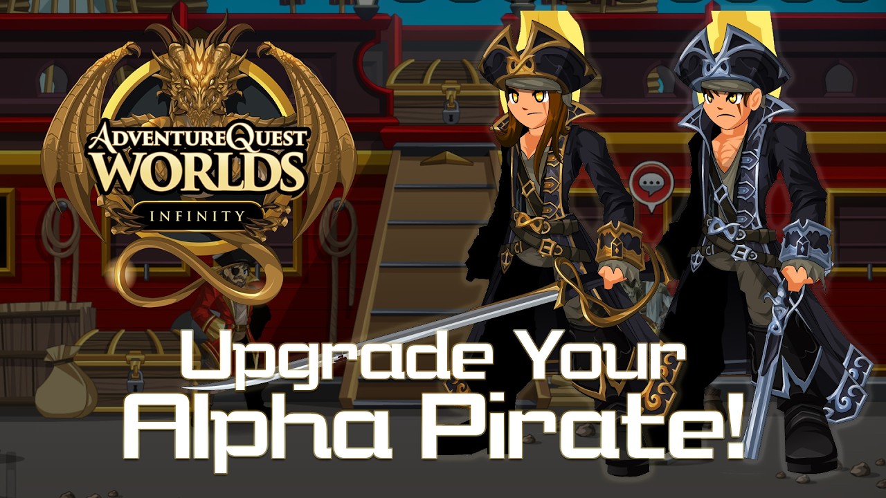 AQWorlds Infinity: How To Get Silver & Golden Alpha Pirate! (Full Guide)