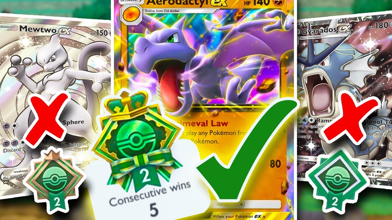 Five Win Streak Made EASY With This Cool Guy Aerodactyl Fighting Deck — Pokemon TCG Pocket
