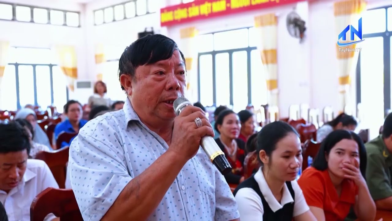 Ứng cử viên đại biểu HĐND tỉnh tiếp xúc cử tri xã Tân Thành | TayNinhTV