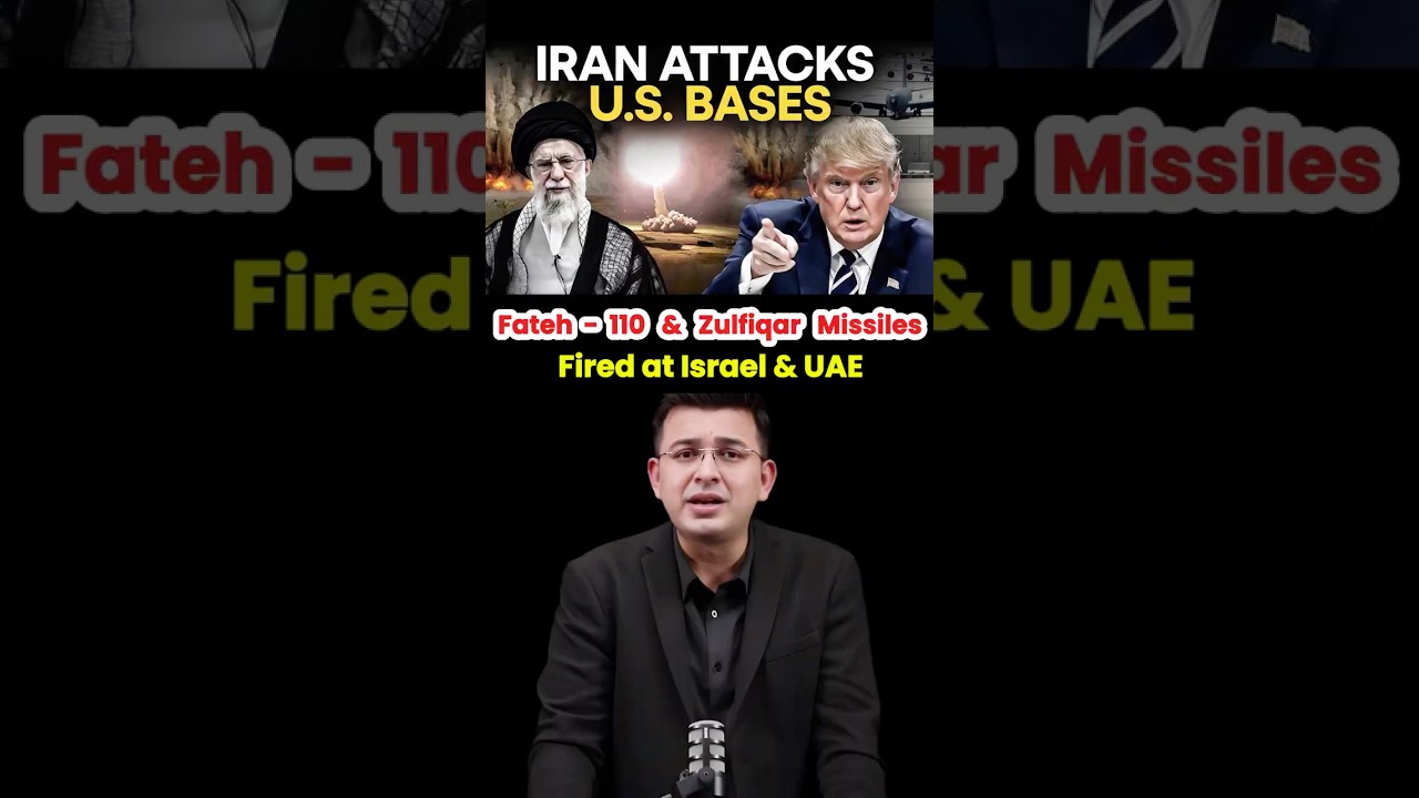 Iran Fires Fateh-110 & Zulfiqar Missiles Toward Israel and UAE! #donaldtrump #khamenei #iran