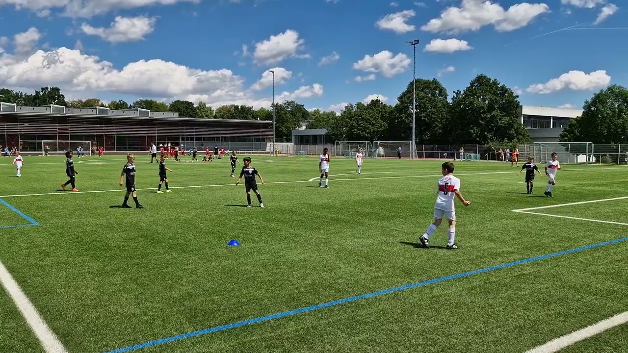 SSV Reutlingen U10 vs. VfB Stuttgart U10Weiß -Rückrunde- Leistungsvergleich- Echterdingen 14.07.2024