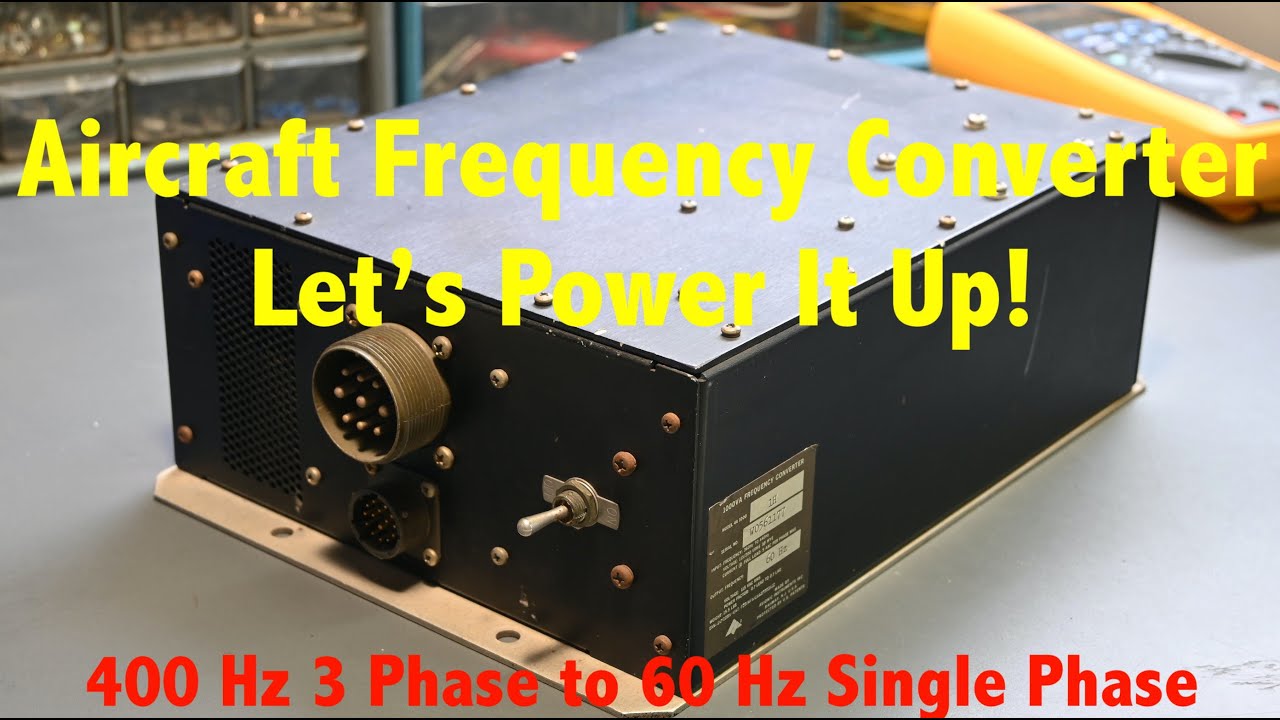 Aircraft Frequency Power Converter - Let's Power It Up!