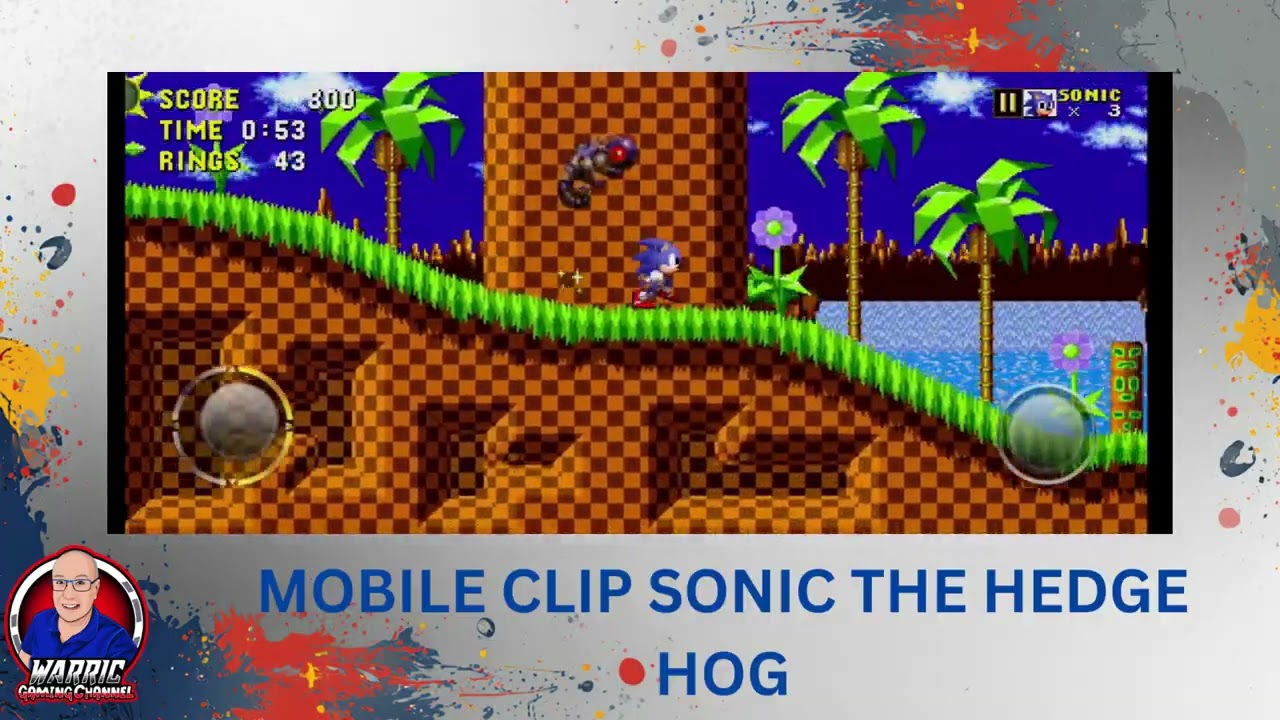 SONIC THE HEDGE HOG MOBILE CLIP ENJOY #retrogaming